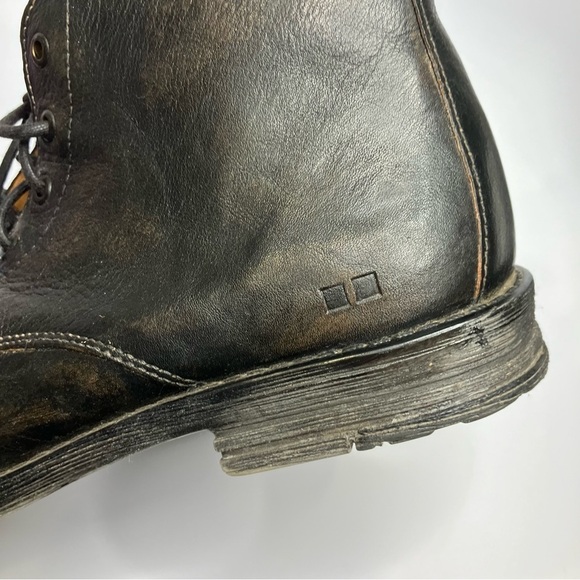 Bed Stu Hoover Chukka boots black leather lace up boots size‎ 10.5 main image 9